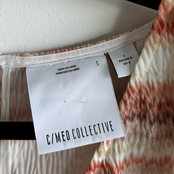 C/MEO Collective Worlds Collide Playsuit in Apricot - Picture 5 of 8